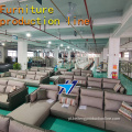 Linha de produção de sofá de transportador de rolos de potência